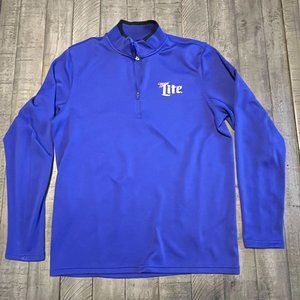 NIKE Customized Women's 1/4 Zip Purple Pullover Indianapolis Speedway Miller Lit